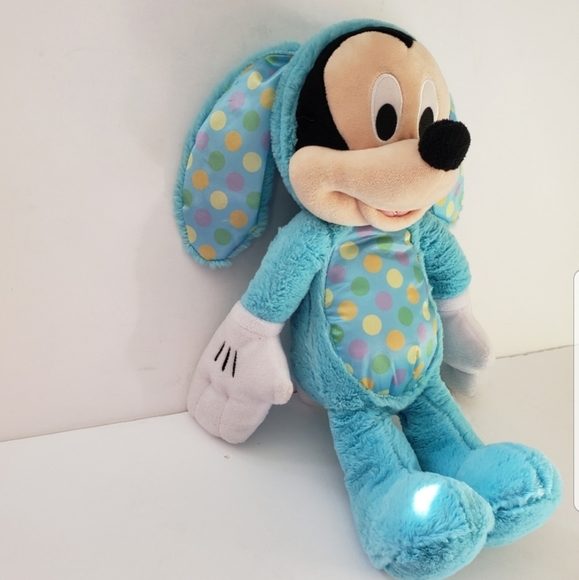 Mickey Mouse Easter Bunny Stuffed Animal Plush - Picture 2 of 9
